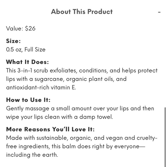 NWT Lasting Smiles Polish Exfoliant Lip Scrub - Picture 2 of 2